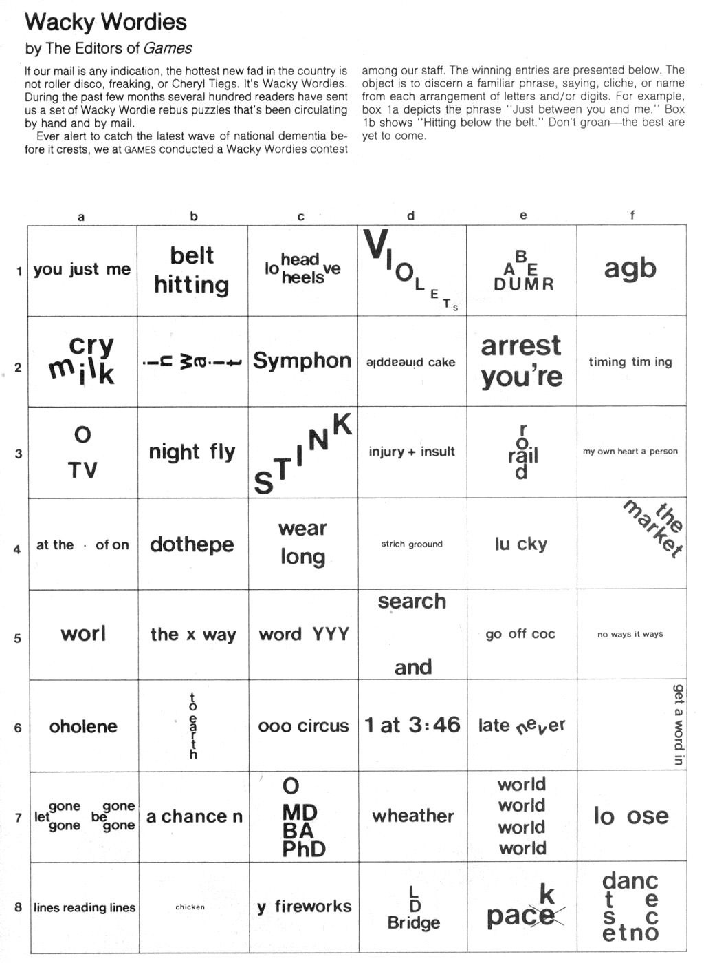 Hidden Meaning Word Puzzles Interactive Notebook Brain Teaser 