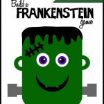 Build A Frankenstein Game   Roll A Monster Free Printable