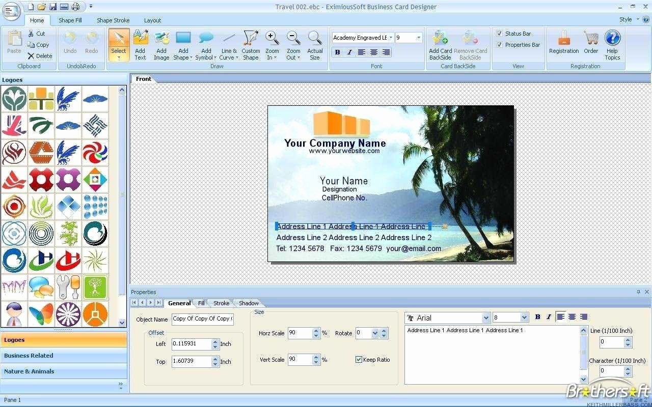 free easy business card maker