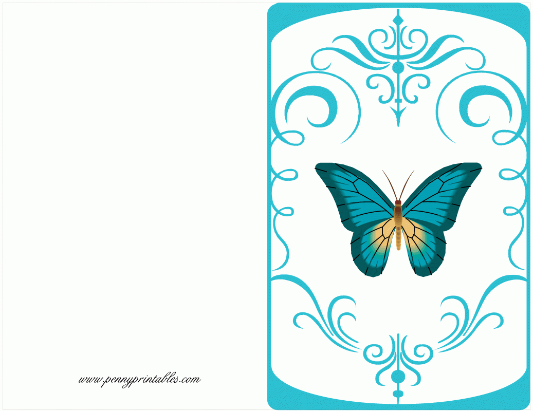 Butterfly Card | Free Birthday Card | Penny Printables - Free Printable Happy Birthday Cards In Spanish