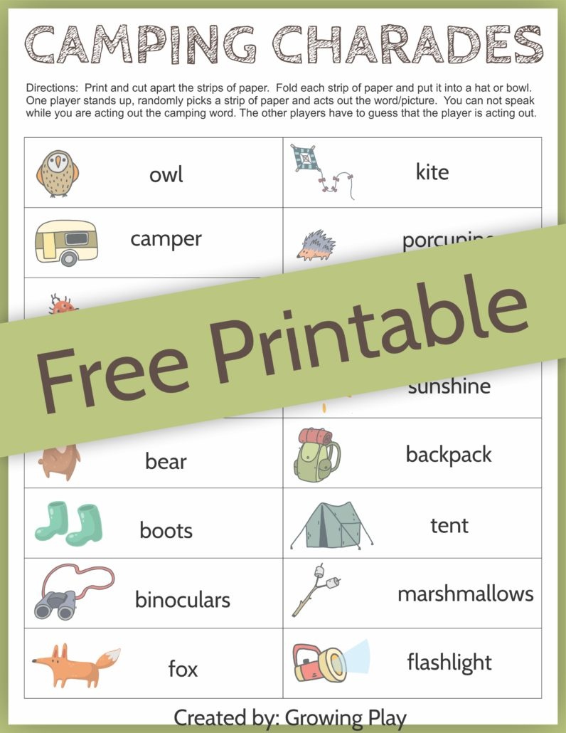 How To Play Christmas Charades Free Printable Games Game On Family 