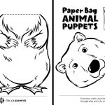Canadian Animal Paper Bag Puppets | Play | Cbc Parents   Free Printable Paper Bag Puppet Templates
