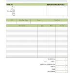 Car Invoice Template   Free Bill Invoice Template Printable