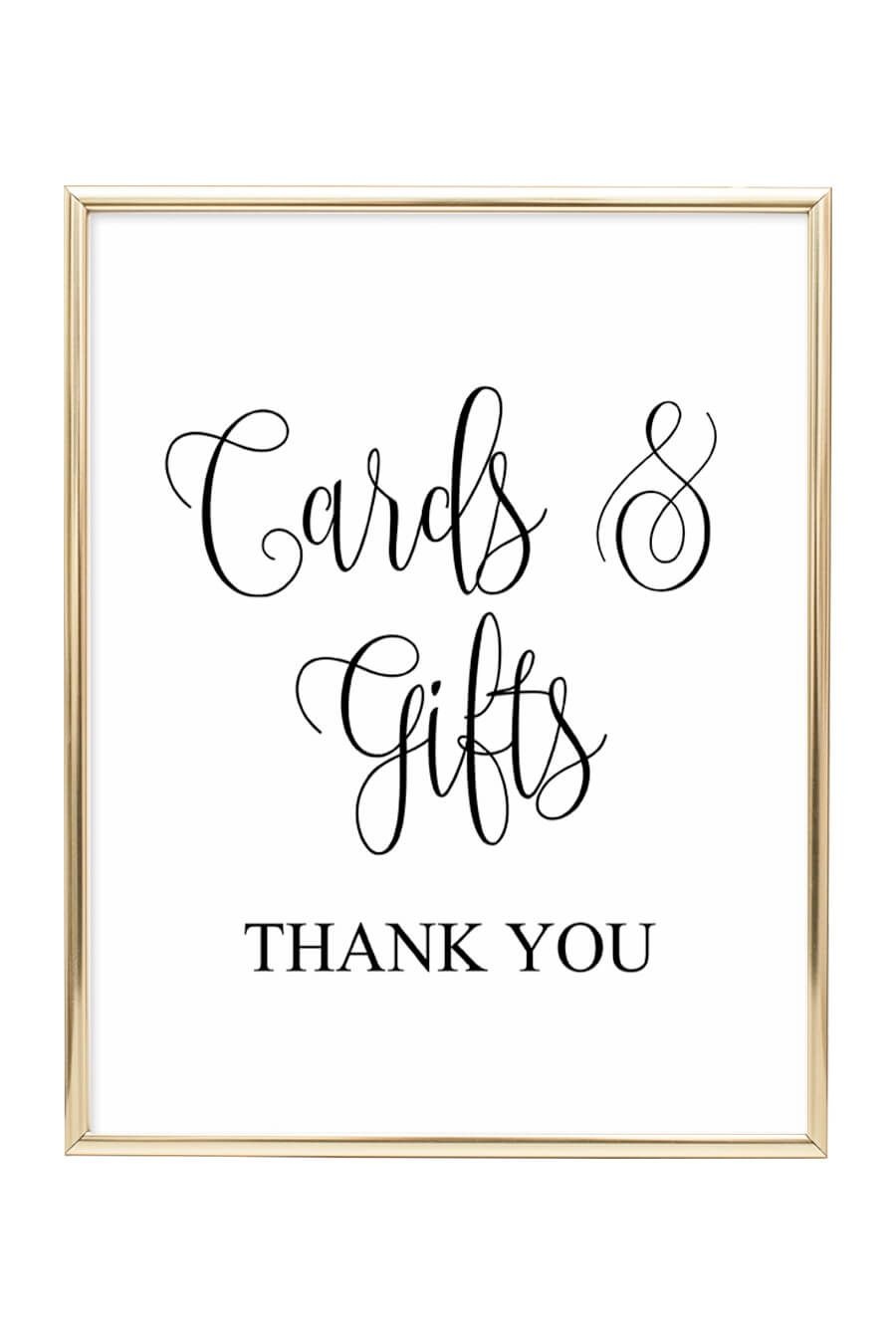Cards And Gifts Wedding Sign | Diy Wedding | Wedding Signs - Cards Sign Free Printable