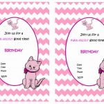 Cat Lovers Birthday Invitations – Birthday Printable | Eva Birthday   Free Printable Kitten Birthday Invitations