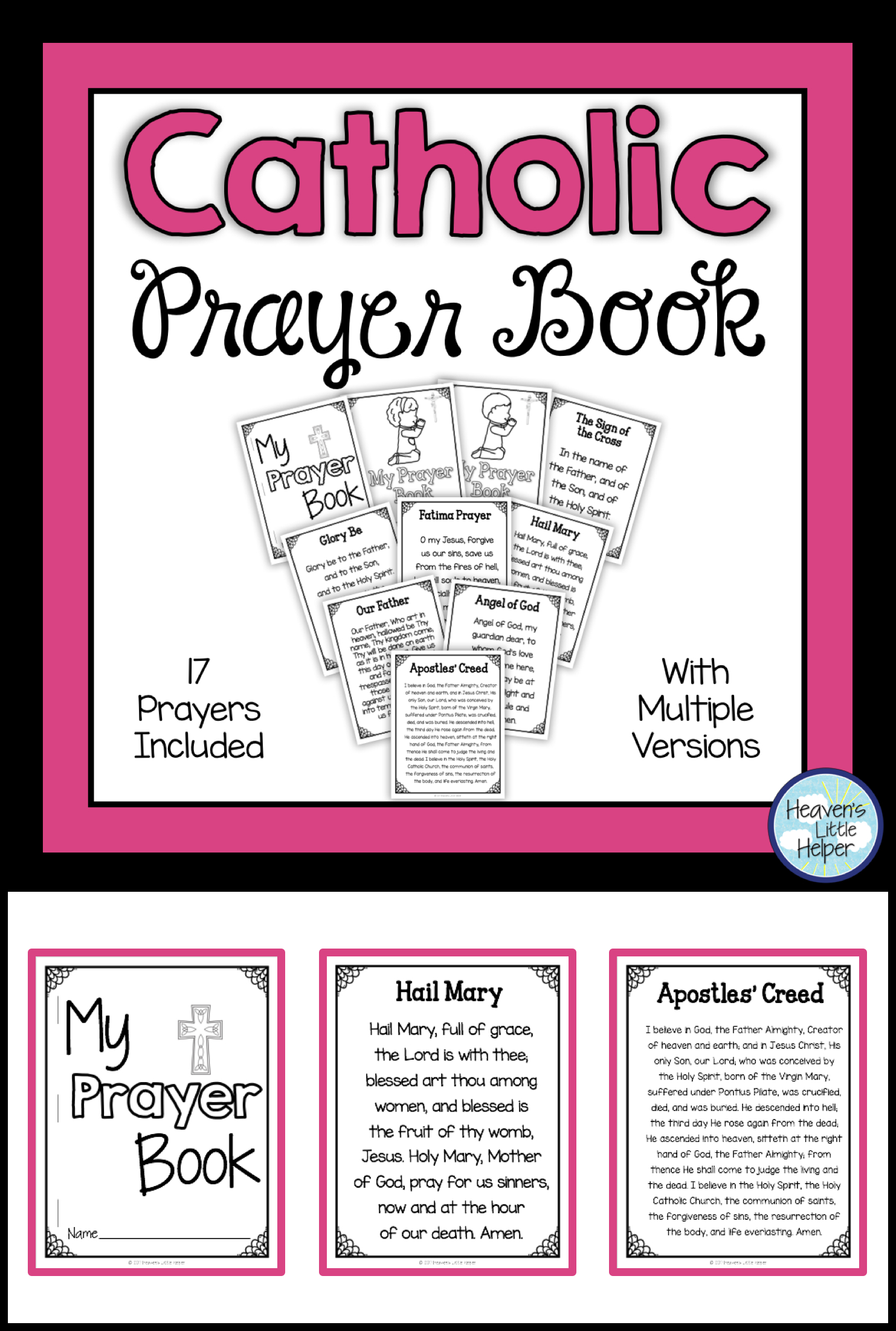 Free Printable Catholic Mass Prayers