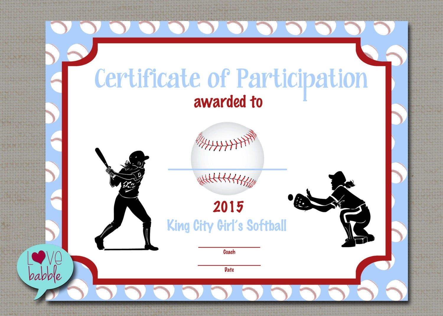 Certificates For Kids Free Best Of Softball Award Certificate - Free Printable Softball Award Certificates