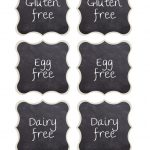 Chalkboard Buffet Food Labels {Free Printables} | Saturdaygift   Free Printable Buffet Food Labels