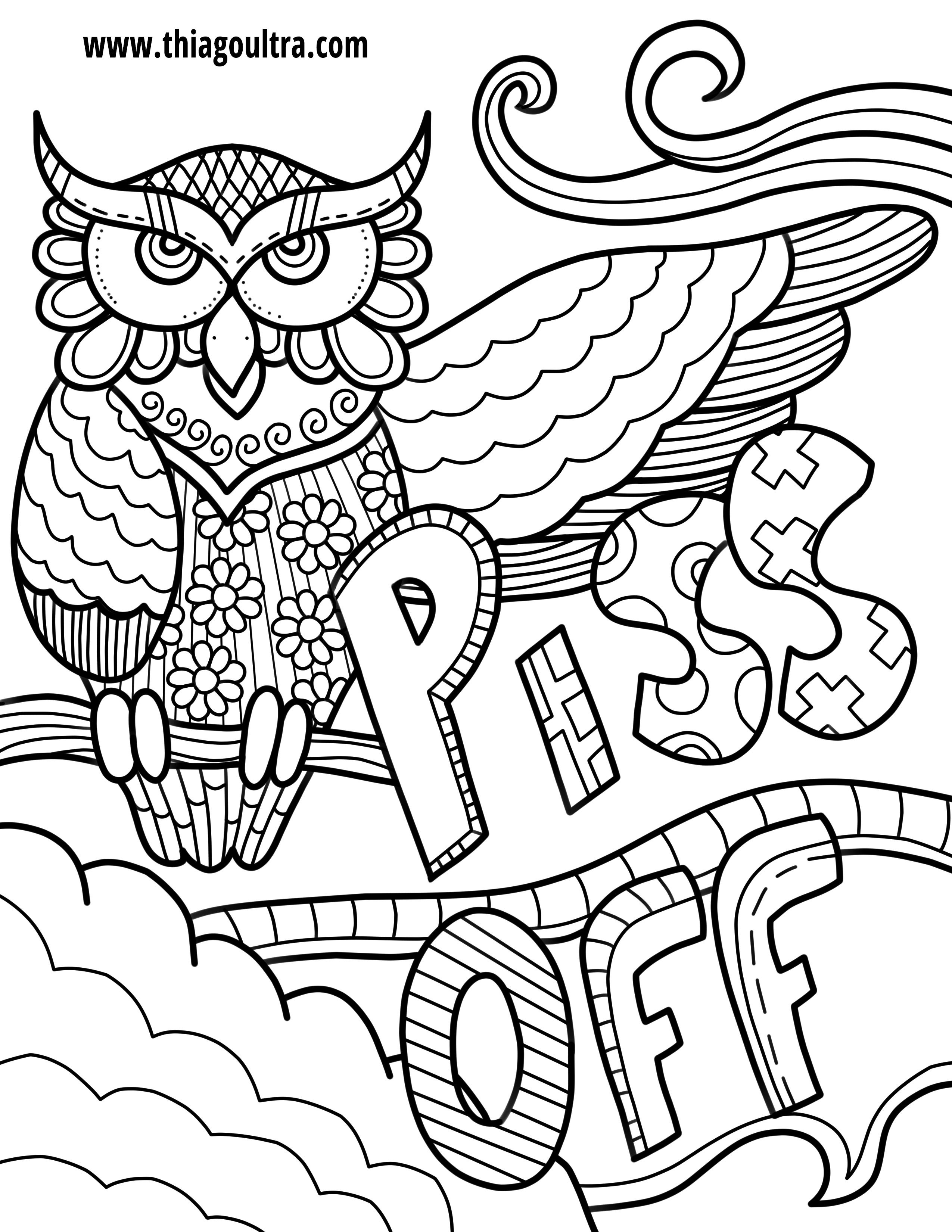 Challenge Free Printable Coloring Pages For Adults Only Swear Words - Swear Word Coloring Pages Printable Free