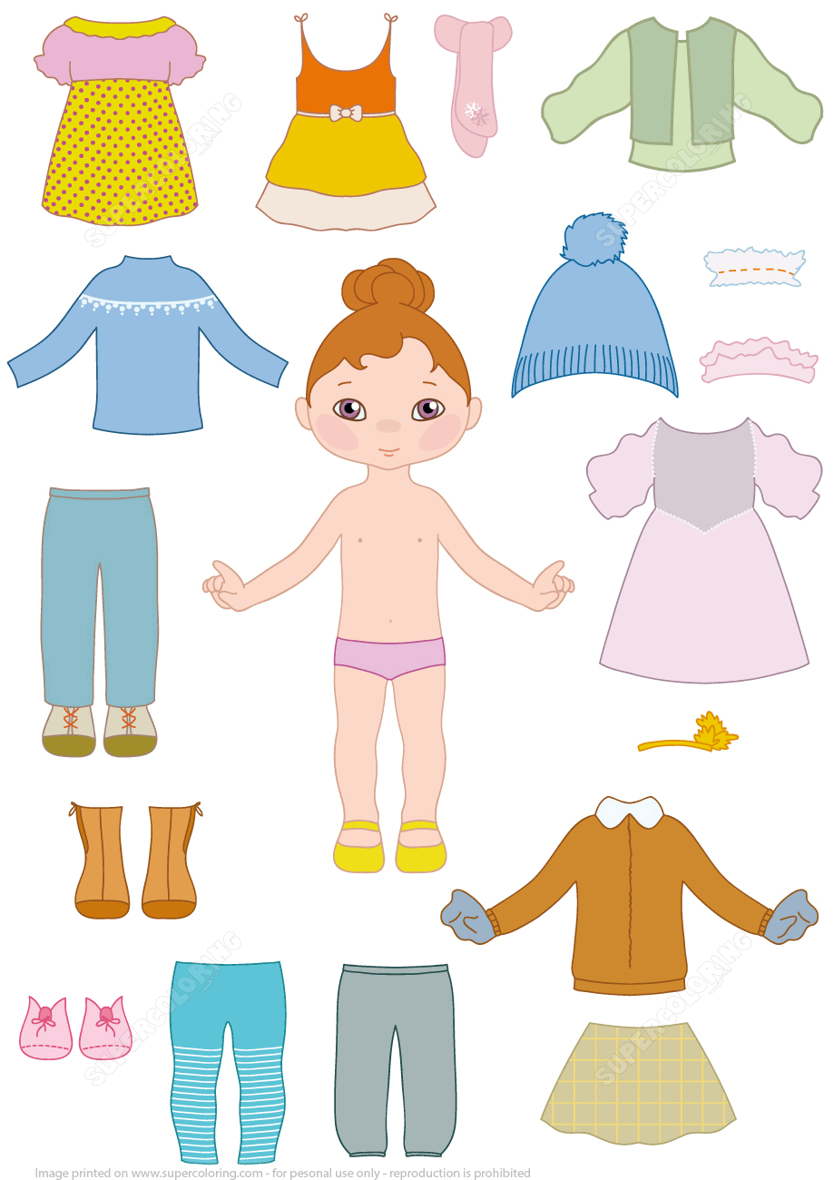 Free Printable Dress Up Paper Dolls | Free Printable