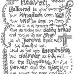 Children's Lord's Prayer Printable | The Lord S Prayer Printable   Free Printable Lord&#039;s Prayer Coloring Pages