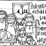 Christian Christmas Activities: Free Nativity Coloring Page From   Free Printable Christmas Story Coloring Pages