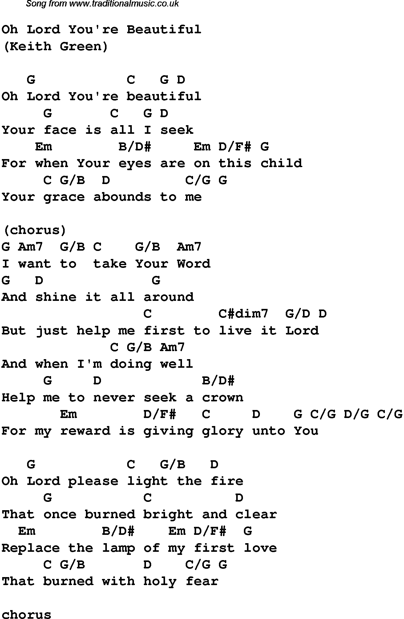 Christian Music Chords And Lyrics | Christian Music: Worship Song - Free Printable Lyrics To Christian Songs