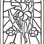 Christian Stained Glass Patterns | Stained Glass Window Coloring   Free Printable Religious Stained Glass Patterns