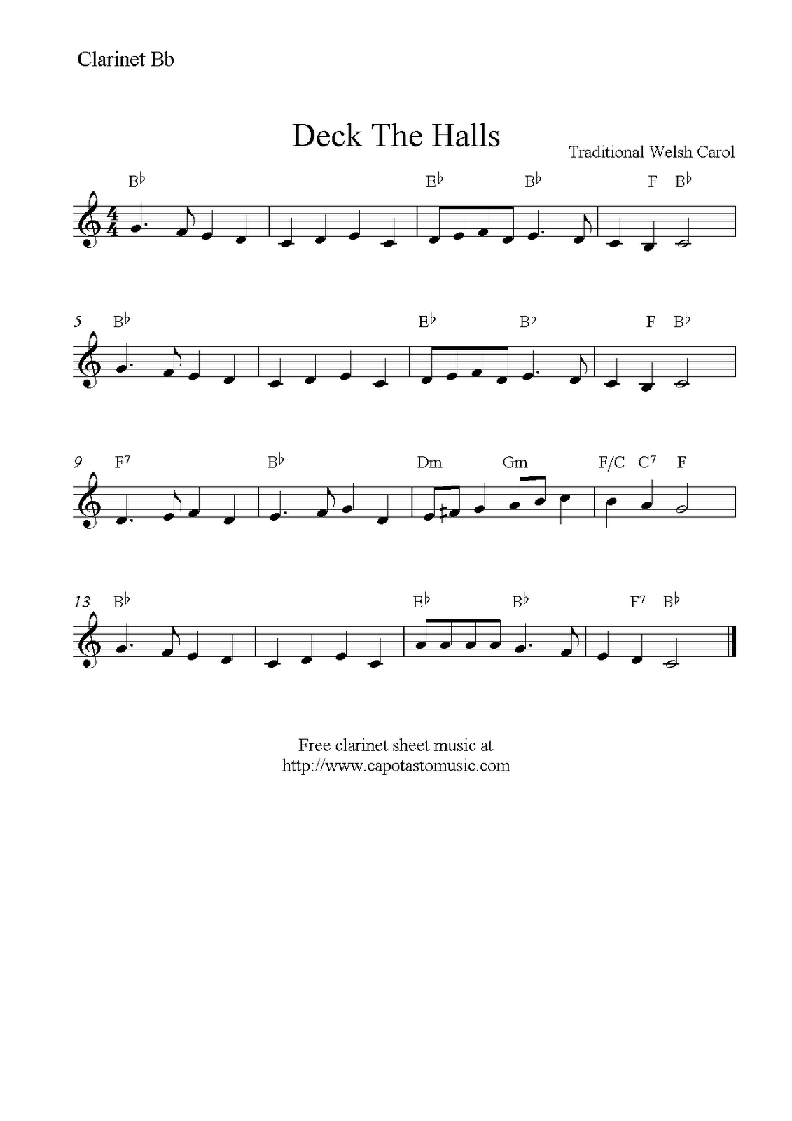 Christmas Clarinet Sheet Music Free - Google Search | Music - Free Printable Christmas Sheet Music For Clarinet