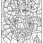 Christmas Colornumber Coloring Pages Printable | Coloring Pages   Free Printable Christmas Color By Number Coloring Pages