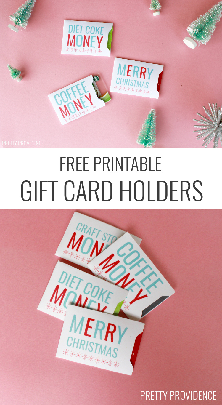 Christmas Gift Card Sleeves - Free Printable! | Holidays | Christmas - Free Printable Personal Cards