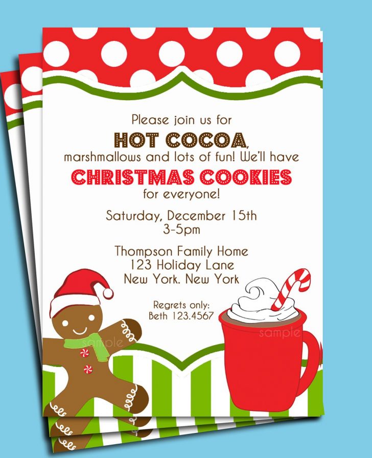 Free Printable Cookie Decorating Invitations