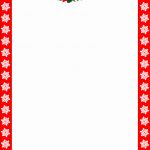 Christmas Letterhead Template Free Free Printable Christmas   Free Printable Christmas Stationery Paper