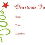 Christmas Party Free Printable Holiday Invitation Personalized Party   Free Printable Christmas Invitations