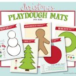 Christmas Playdough Mats   Free Printable | Live Craft Eat   Free Printable Playdough Mats