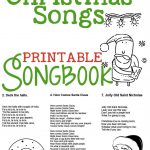 Christmas Songs For Kids – Free Printable Songbook! A Coloring Book   Free Printable Christmas Books For Kindergarten