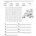 Christmas Worksheets And Printouts   Free Printable Christmas Worksheets For Third Grade