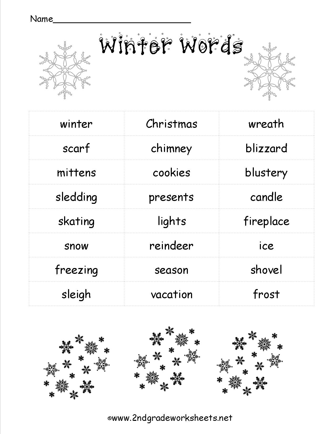 Christmas Worksheets And Printouts - Free Printable Christmas Worksheets For Third Grade