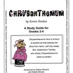 Chrysanthemum   Study Guide   Grades 2 To 4   Ebook   Lesson Plan   Chrysanthemum Free Printable Activities