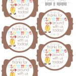 Circus Party Favor Tags | Party Like A Cherry | Circus Party Favors – Birthday Party Favor Tags Printable Free