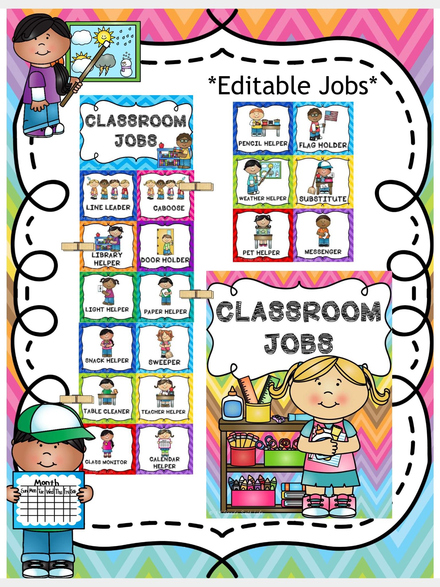 Preschool Classroom Helper Labels Free Printable Free Printable