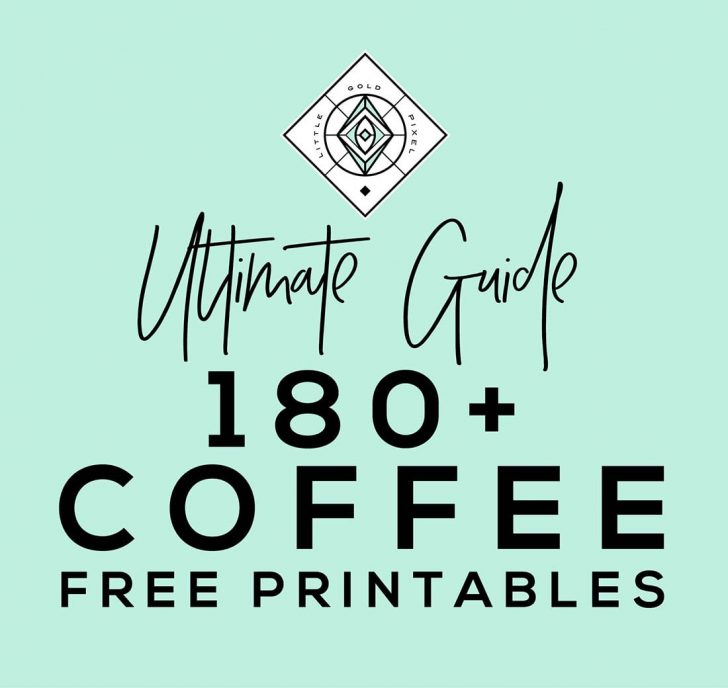 Free Printable Coffee Bar Signs