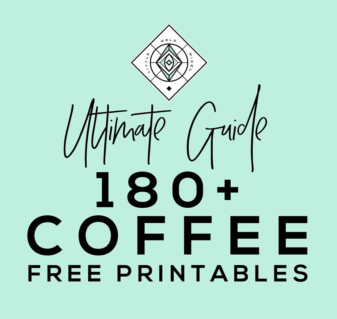 Coffee Free Printables: 180+ Ultimate Guide • Little Gold Pixel - Free Printable Fragrance Free Signs