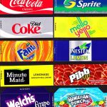 Coke Machine Labels | 10 Coke Mixed Set Small Flavor Labels Soda   Free Printable Pop Machine Labels