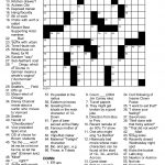 Collection Of Free Daily Printable Crossword Puzzles (35+ Images In   Free Printable Crossword Puzzles For Adults