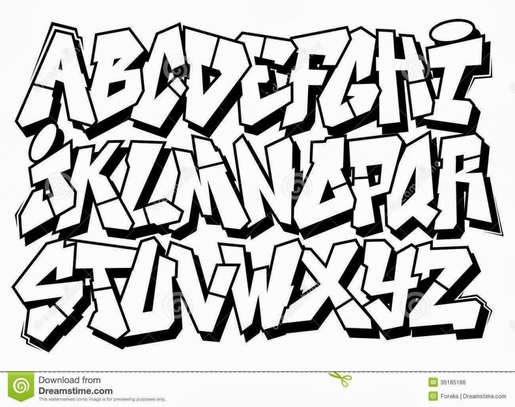 Collection Of Graffiti Clipart | Free Download Best Graffiti Clipart - Free Printable Graffiti Letters Az