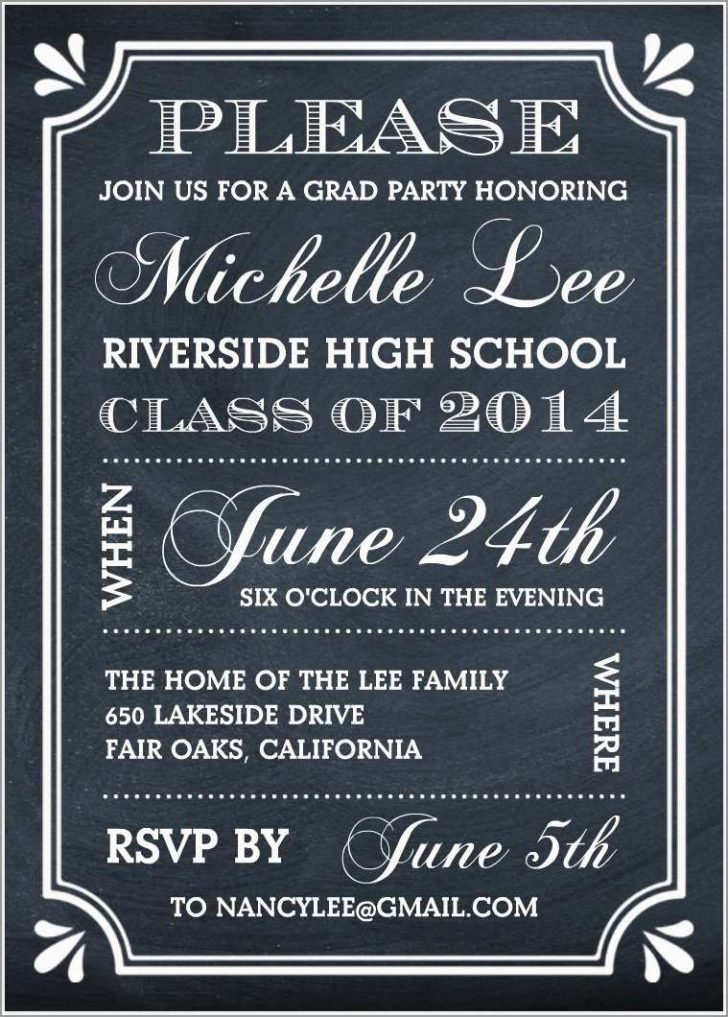 Free Printable Graduation Party Invitations 2014