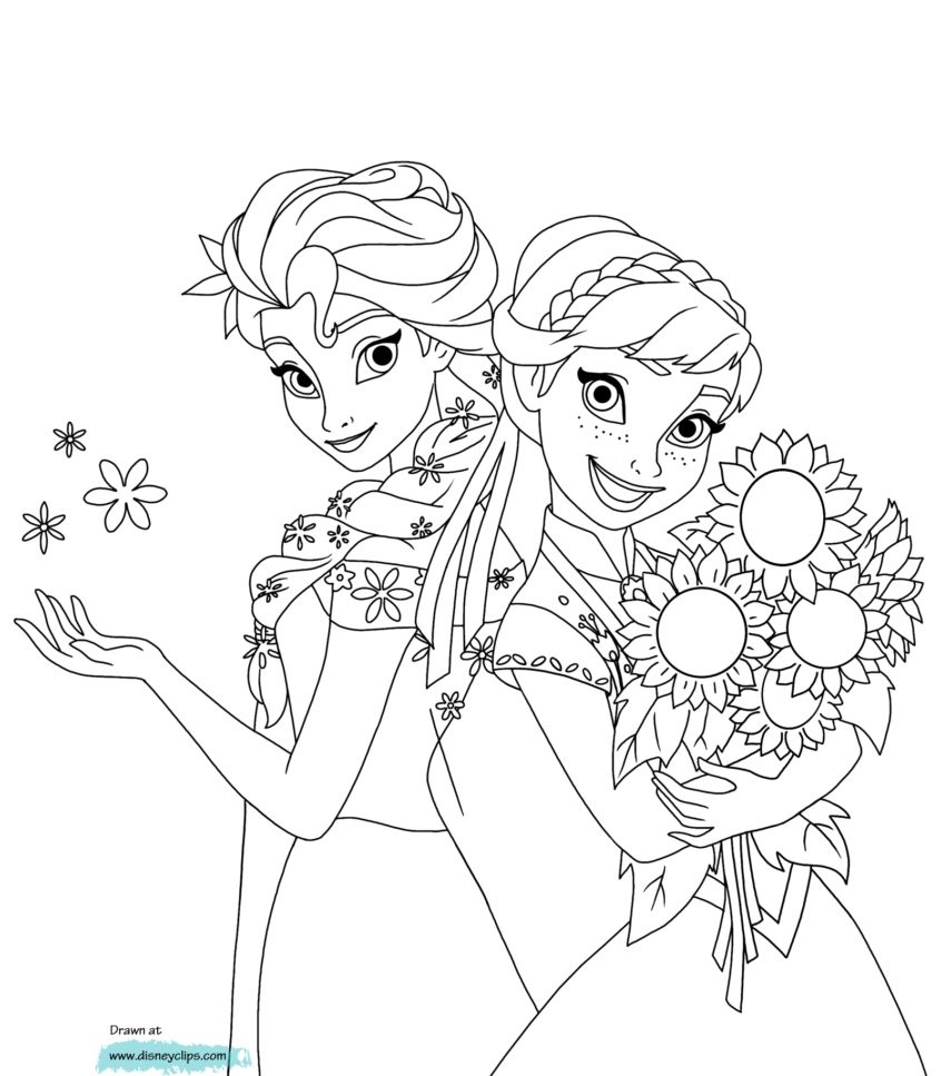 Coloring Book World ~ Frozen Coloring Pages Disney Free To Print - Free Printable Coloring Pages Disney Frozen