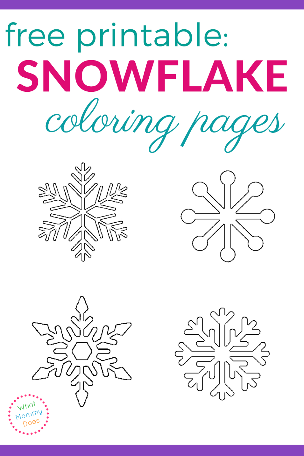 Coloring Book World ~ Splendi Snowflake Coloring Sheet Image - Free Printable Snowflakes