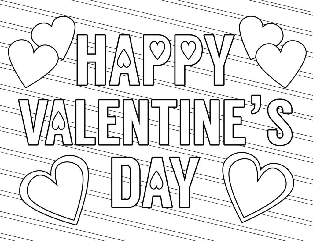 Coloring Book World ~ Valentine Coloring Sheets Valentines Day Page - Free Printable Heart Designs