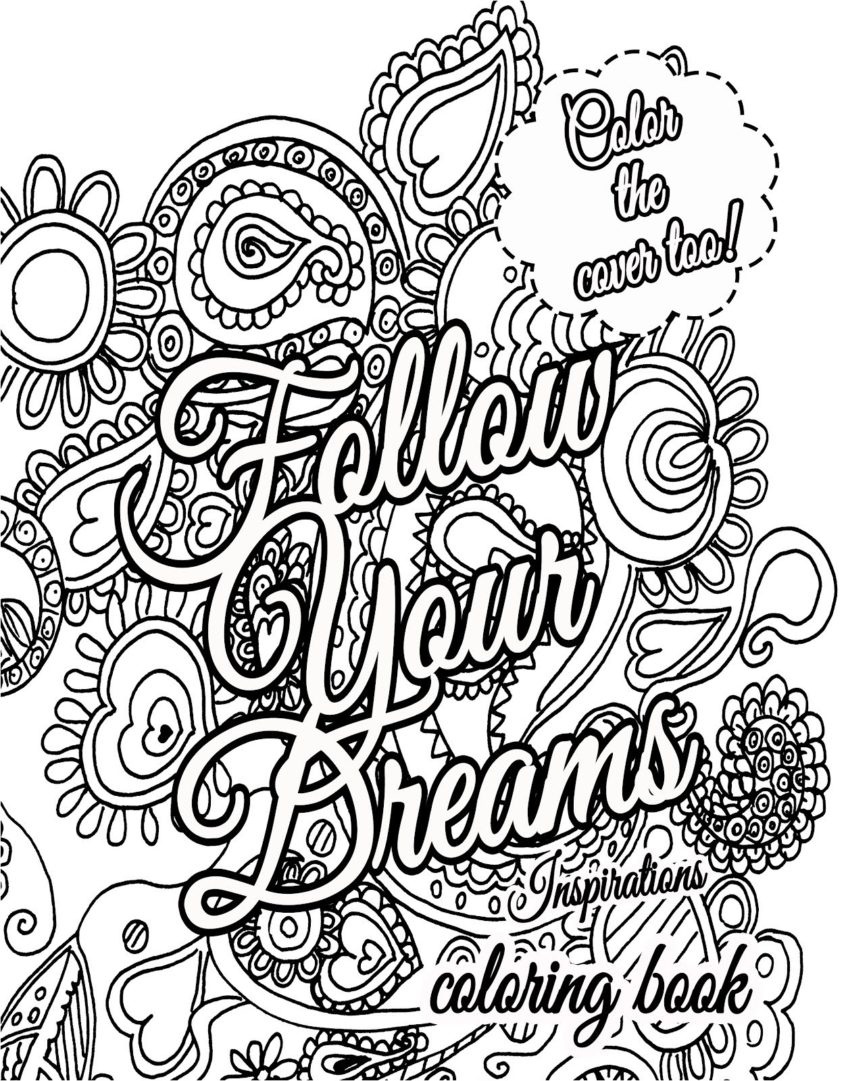 Coloring Ideas : Coloring Ideas Pages Motivational For Adults At - Free Printable Inspirational Coloring Pages