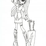 Coloring Ideas : Free Printable Monster High Coloring Pages For Kids   Monster High Free Printable Pictures