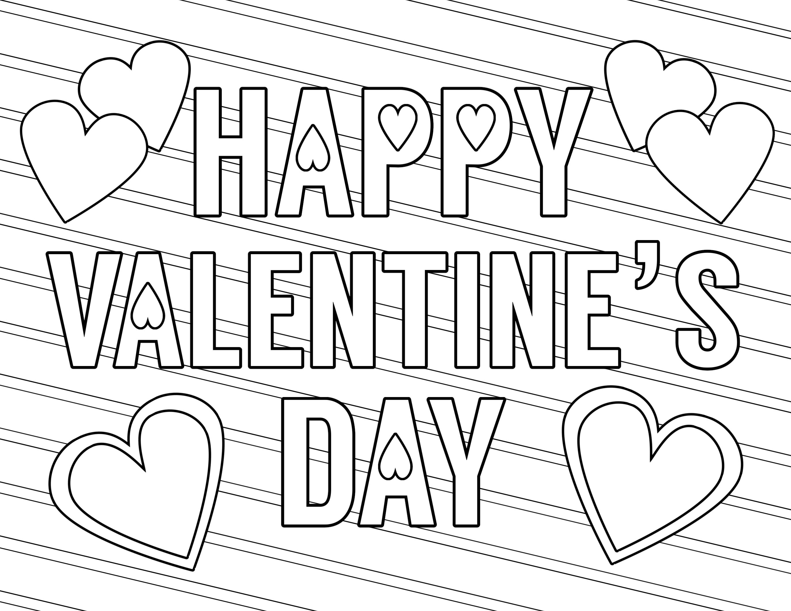 Coloring Ideas : Stunning Free Valentines Day Coloring Pages Page - Free Printable Valentine Coloring Pages