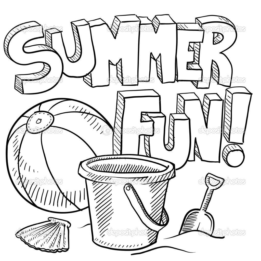 Coloring Page ~ Quality Free Printable Summer Coloring Pages - Free Printable Summer Coloring Pages