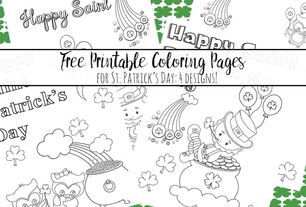 Coloring Pages : Fantastic Free St Patricks Day Coloring Pages Dltk - Free Printable Saint Patrick Coloring Pages