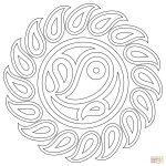 Coloring Pages : Paisley Mandala Coloring Page Pages For Kids Simple   Free Printable Mandala Coloring Pages For Adults
