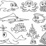 Coloring Pages : Realistic Ocean Animals Coloring Pages Sea Animal   Free Printable Realistic Animal Coloring Pages