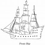 Coloring Picture Of Pirate Ship. Download Free Printable Pirate Ship   Free Printable Boat Pictures