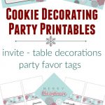 Cookie Decorating Party Printables   Invitation, Table Decorations   Free Printable Cookie Decorating Invitations