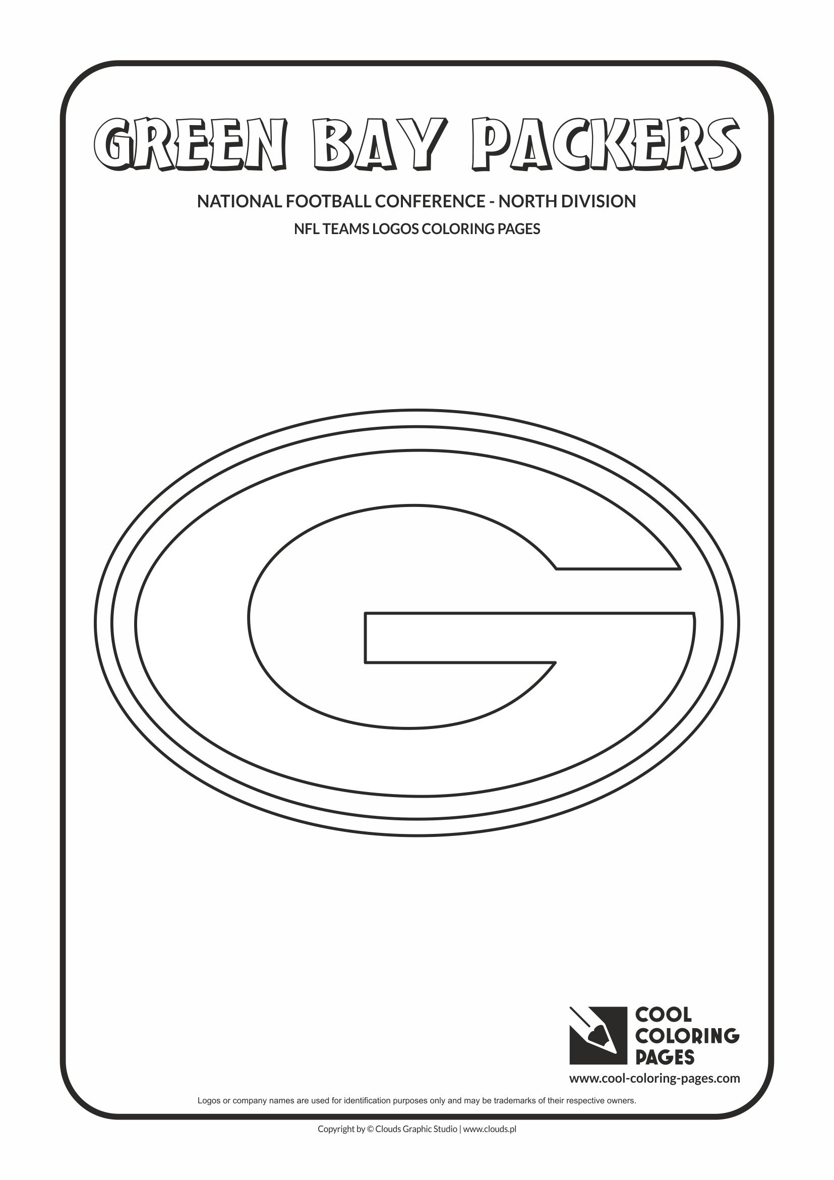 Cool Coloring Pages Green Bay Packers - Nfl American Football Teams - Free Printable Green Bay Packers Logo
